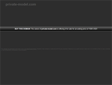 Tablet Screenshot of private-model.com